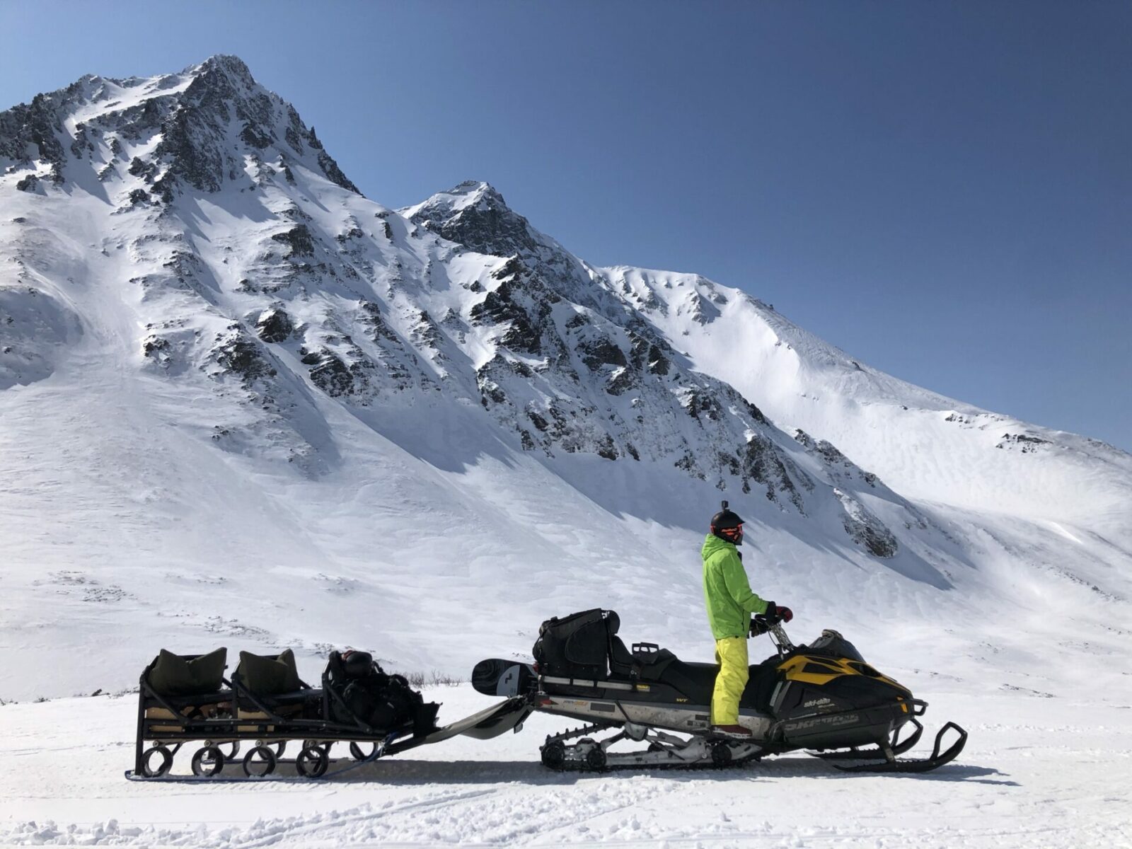 Камчатка Снегоходная экскурсия на горный массив Вачкажец