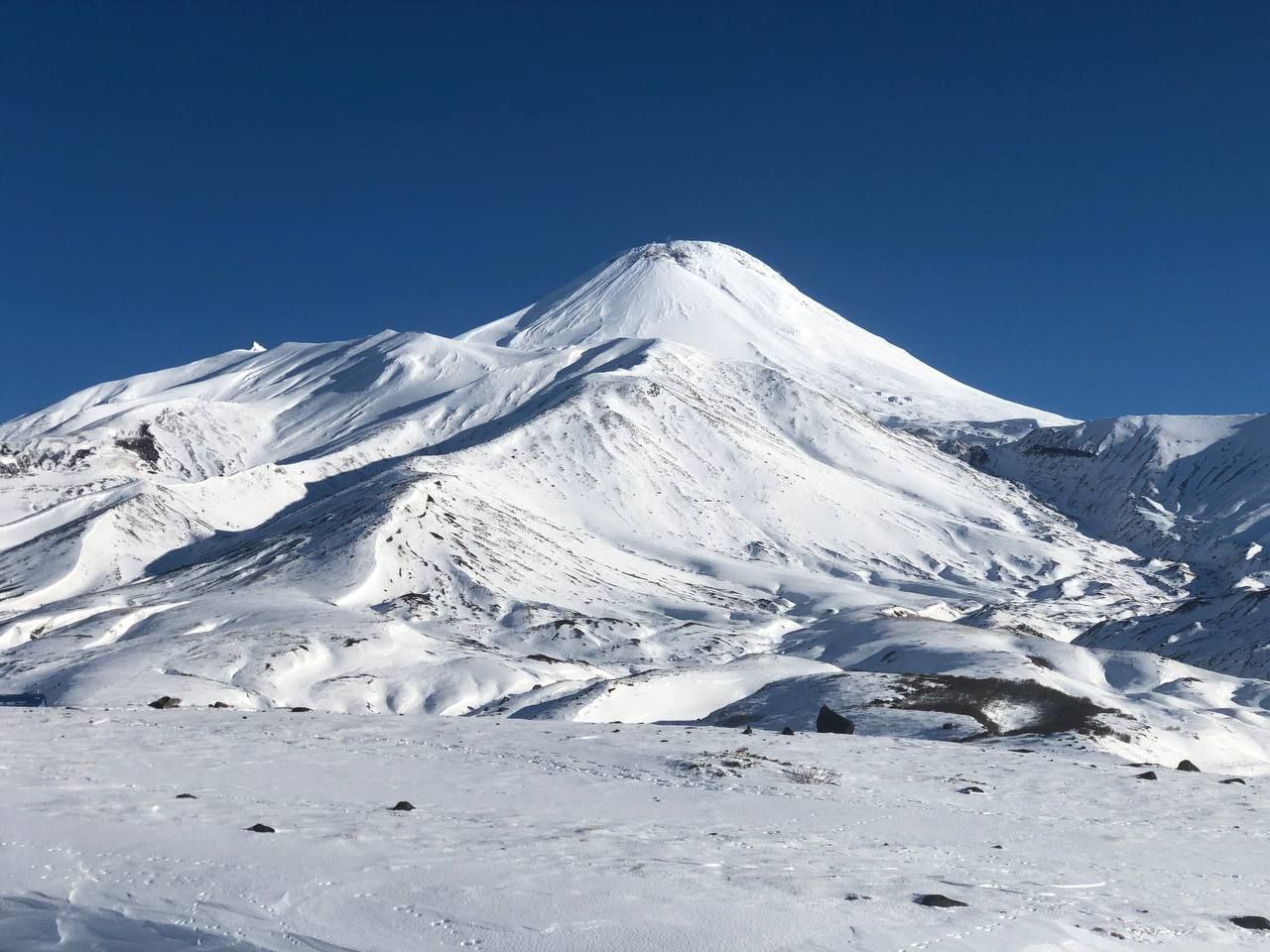 Авачинский перевал на снегоходе